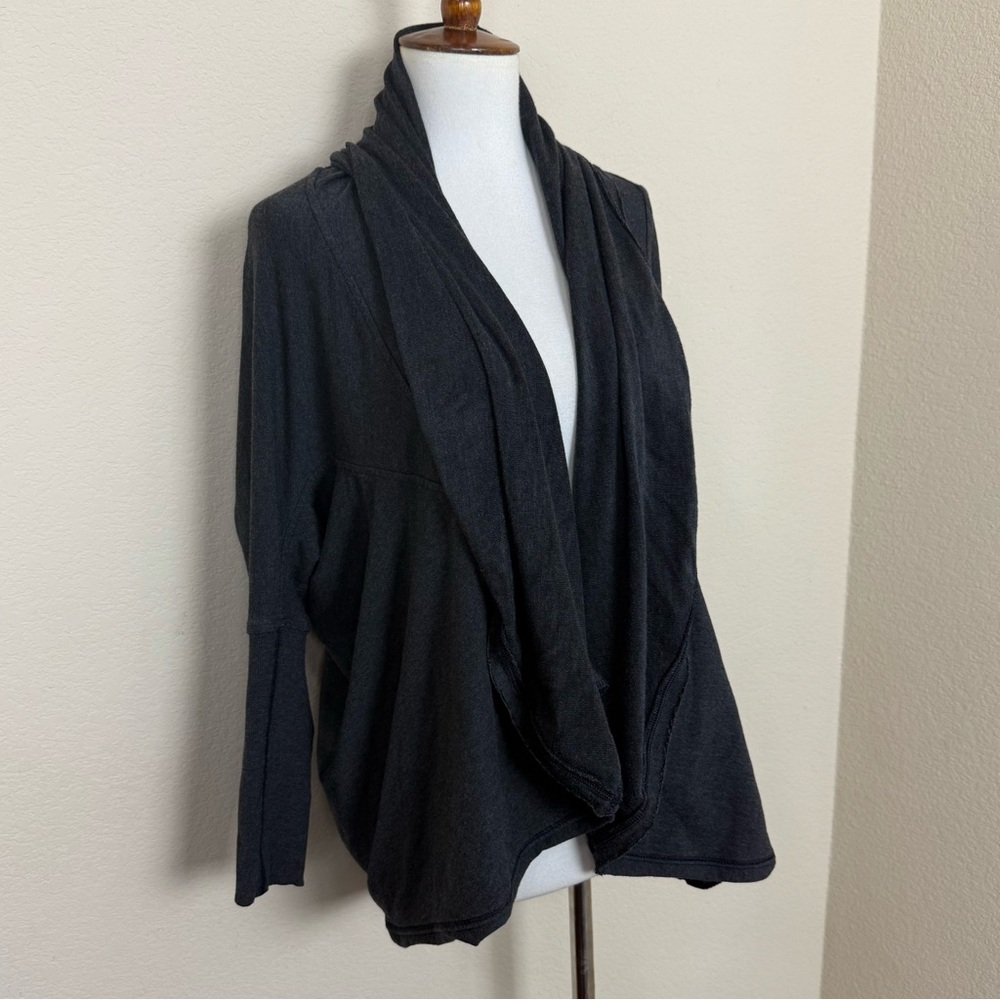 Lululemon To & Flow Gray Wrap Cardigan - Picture 6 of 13
